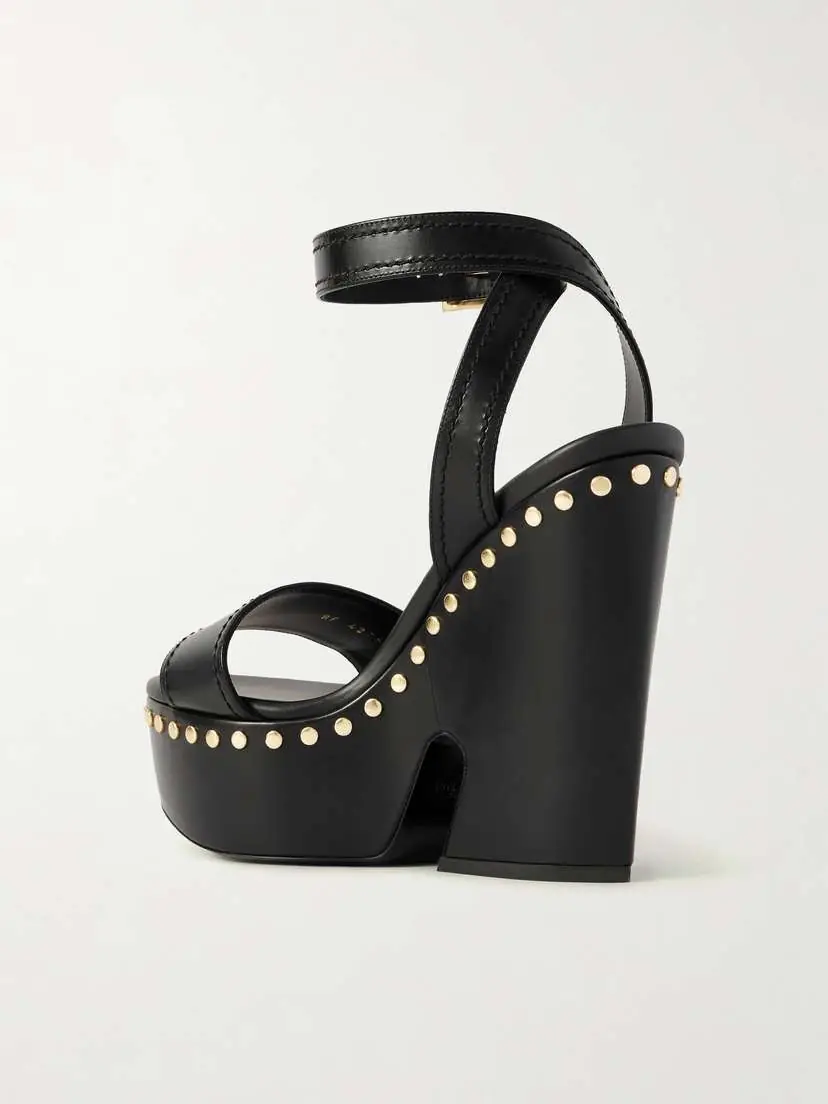 Givenchy Studded Leather Platform Sandals | Thumbnail 3