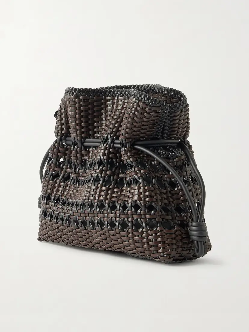 Loewe Flamenco Medium Woven Leather Clutch | Thumbnail 4 Loewe Flamenco Medium Woven Leather Clutch | Thumbnail 4