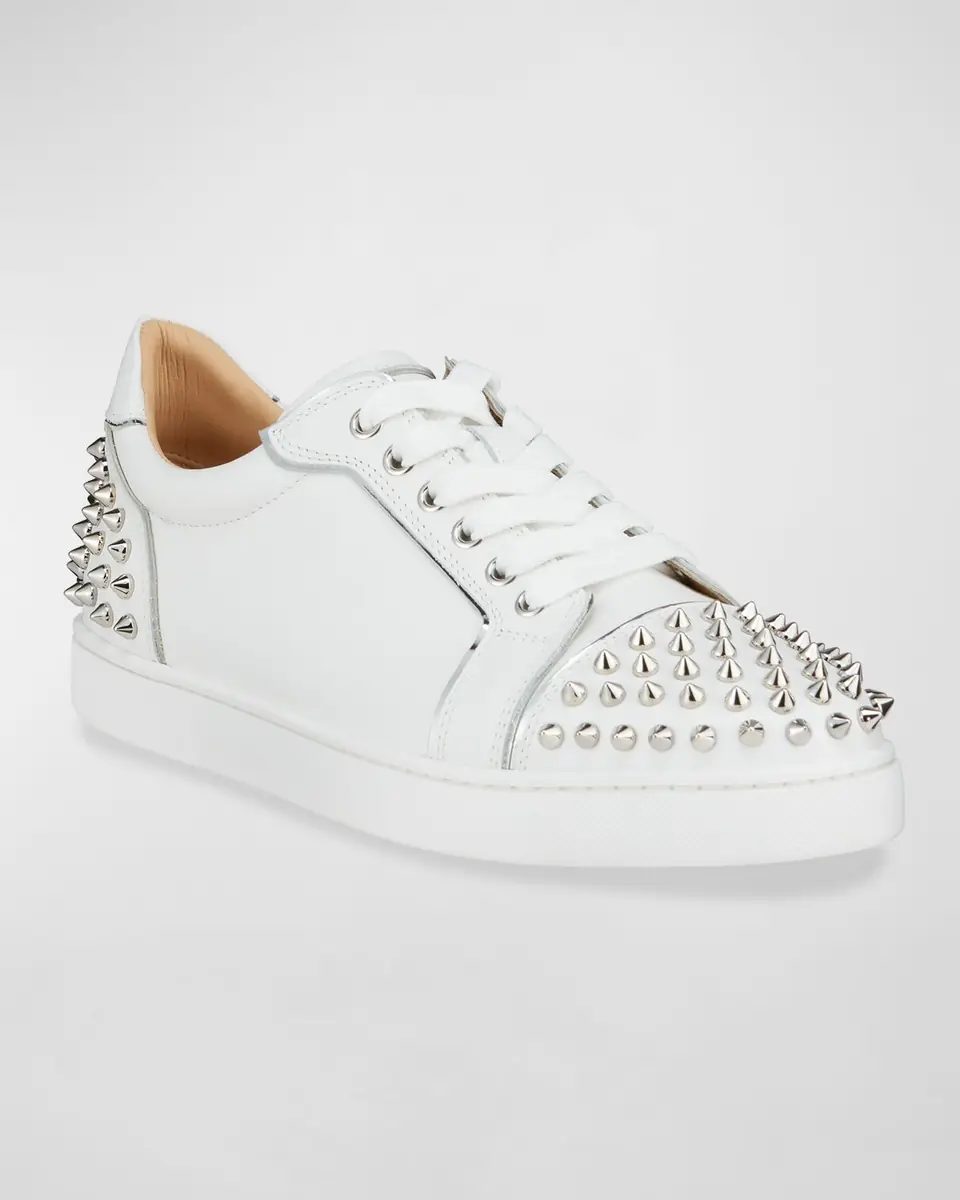 Christian Louboutin Viera 2 Spikes Leather Low-Top Sneakers | Thumbnail 3 Christian Louboutin Viera 2 Spikes Leather Low-Top Sneakers | Thumbnail 3