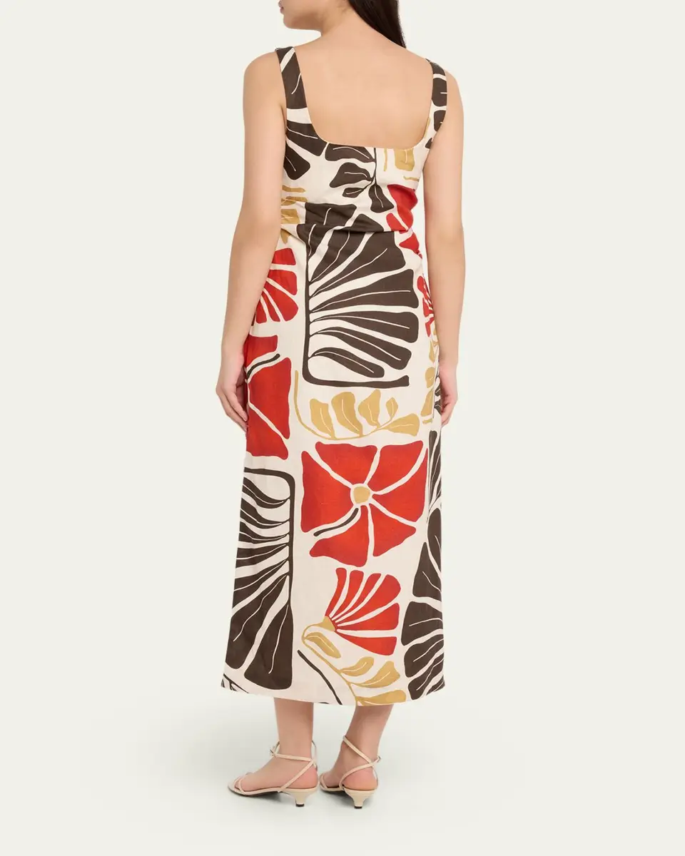SIR. Julietta Balconette Midi Dress | Thumbnail 3 SIR. Julietta Balconette Midi Dress | Thumbnail 3