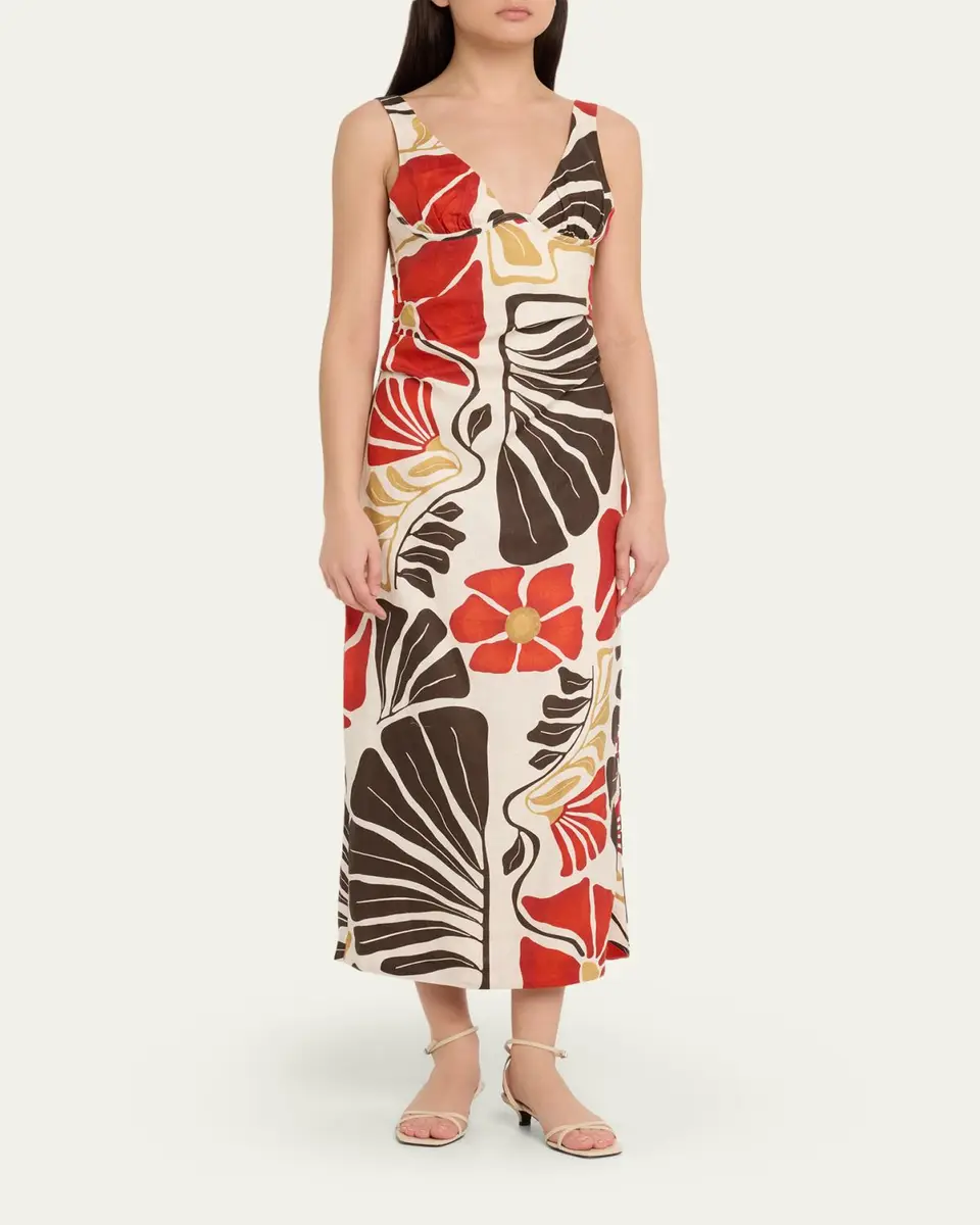 SIR. Julietta Balconette Midi Dress | Thumbnail 4 SIR. Julietta Balconette Midi Dress | Thumbnail 4