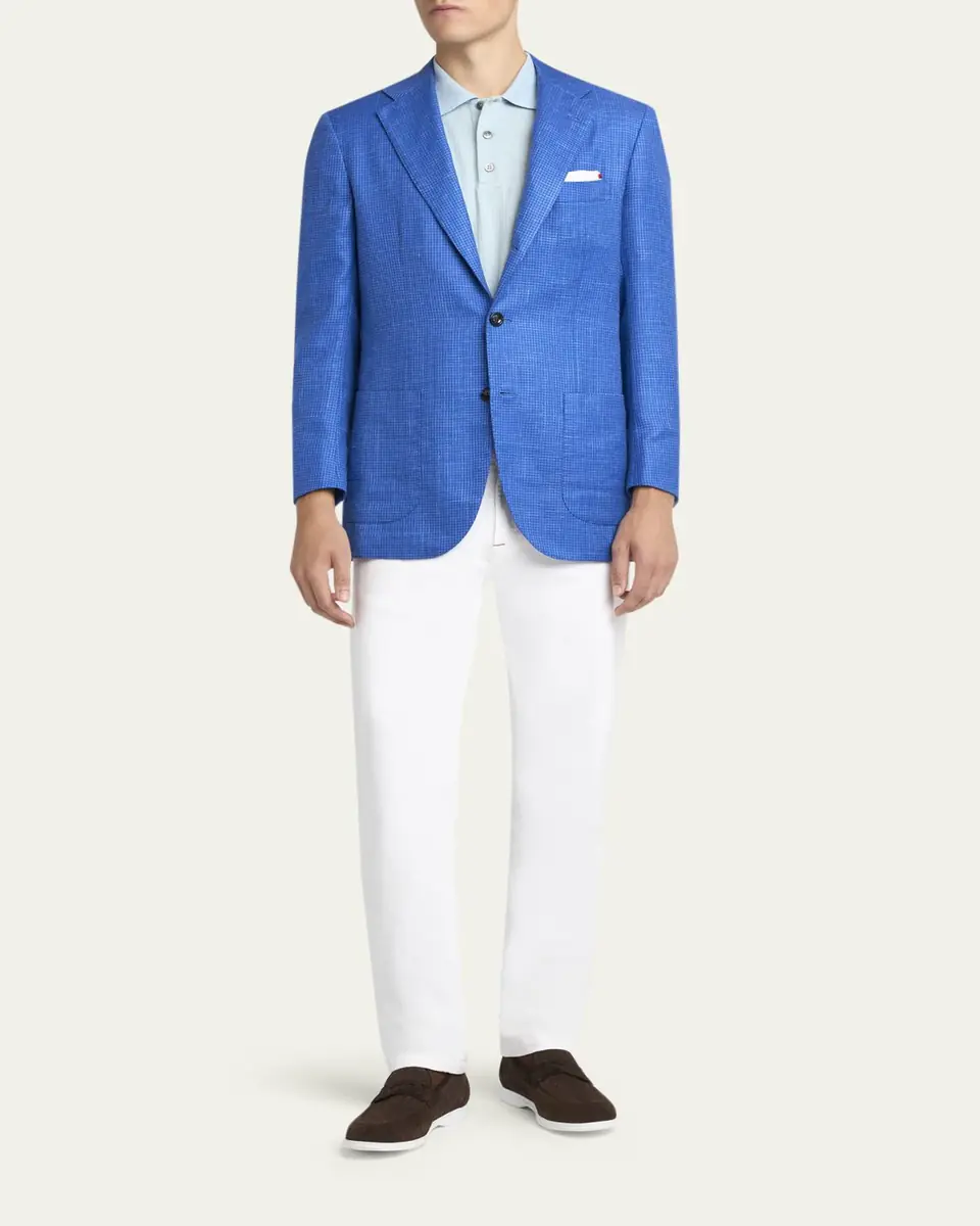 Kiton Men's Straight Leg Cotton-Stretch Five-Pocket Pants | Thumbnail 2 Kiton Men's Straight Leg Cotton-Stretch Five-Pocket Pants | Thumbnail 2