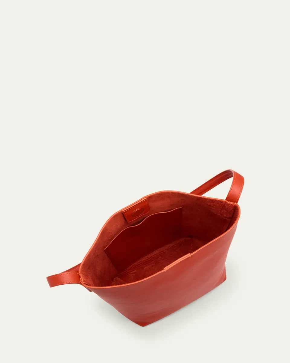 Mansur Gavriel Small Everyday Cabas Leather Shoulder Bag | Thumbnail 4 Mansur Gavriel Small Everyday Cabas Leather Shoulder Bag | Thumbnail 4
