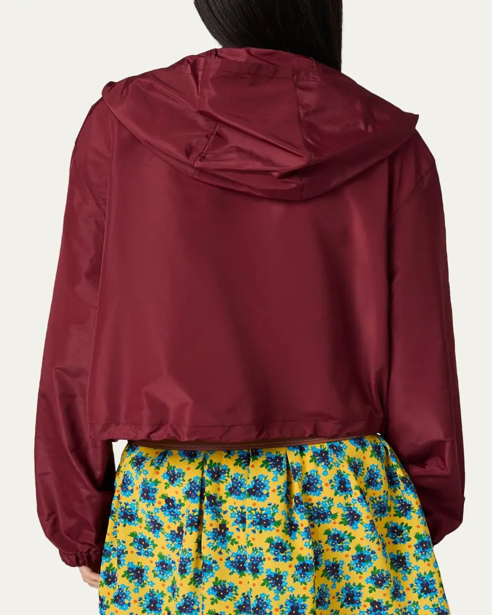 Miu Miu Technical Nylon Parka Jacket | Thumbnail 3 Miu Miu Technical Nylon Parka Jacket | Thumbnail 3