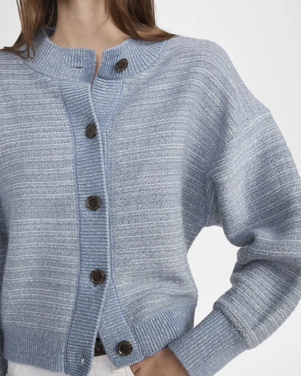 FRAME The Jacquard Femme Cardigan | Thumbnail 4 FRAME The Jacquard Femme Cardigan | Thumbnail 4