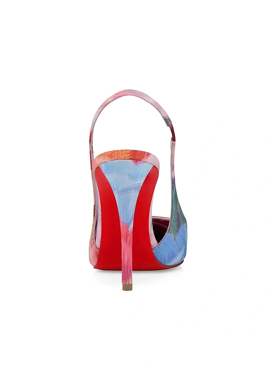 Christian Louboutin Women's Miss 100MM Z Sling Back Pumps | Thumbnail 3