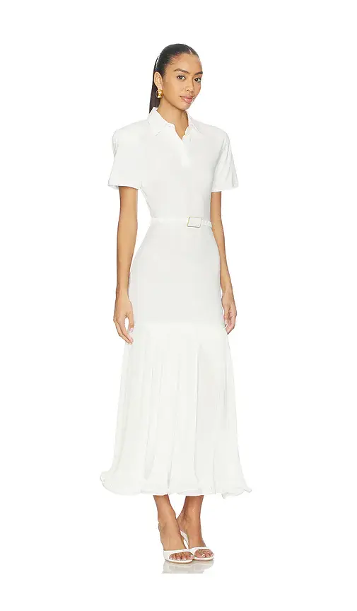 Rowen Rose Polo Dress With Pleated Skirt | Thumbnail 2 Rowen Rose Polo Dress With Pleated Skirt | Thumbnail 2
