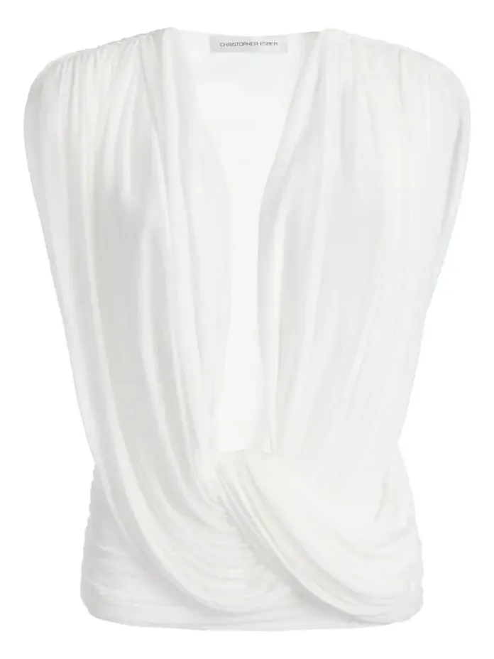 Christopher Esber Ripple Drape Top