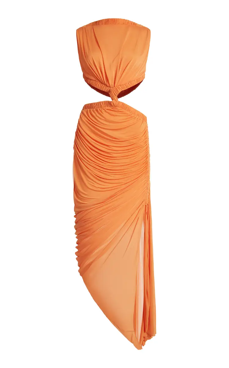 Christopher Esber Theia Cutout Ruched Maxi Dress | Image 1 Christopher Esber Theia Cutout Ruched Maxi Dress | Image 1