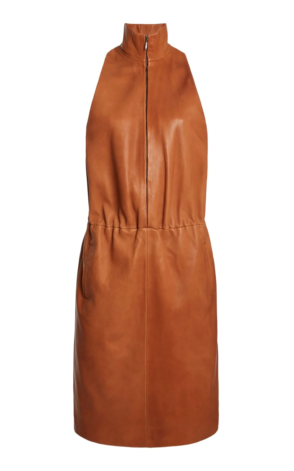 Christopher Esber Dannie Leather Zipped Dress