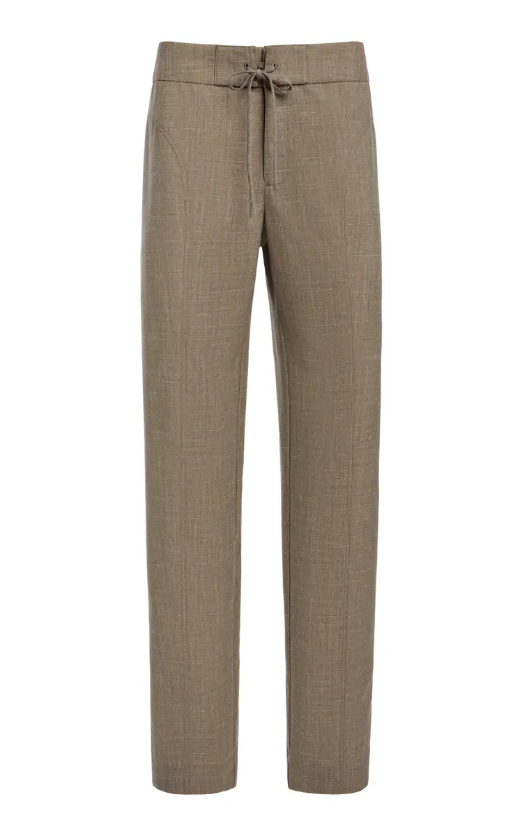 Christopher Esber Banyan Paneled Wool Trouser