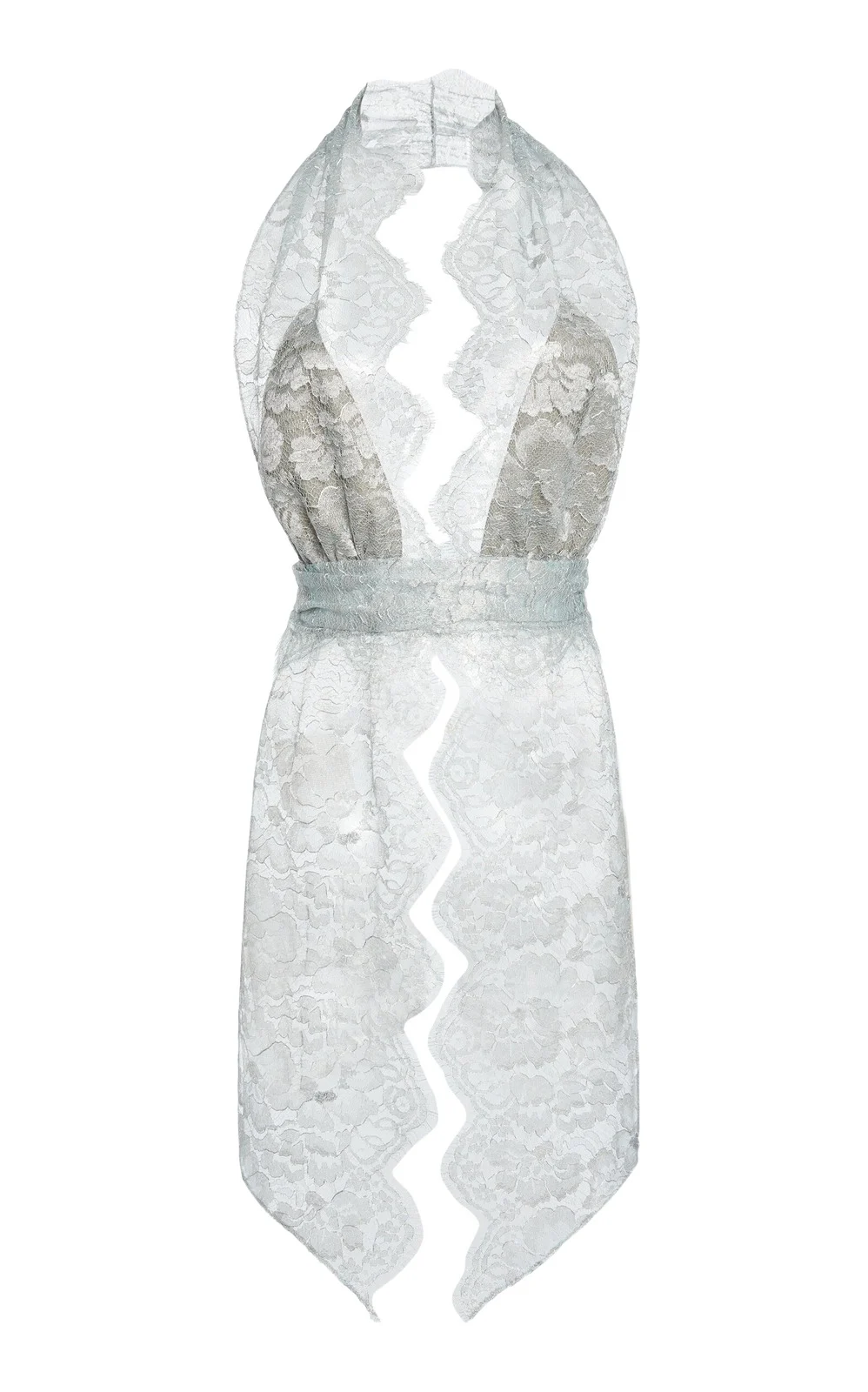Moonlit Patina Lace Scarf Top Moonlit Patina Lace Scarf Top