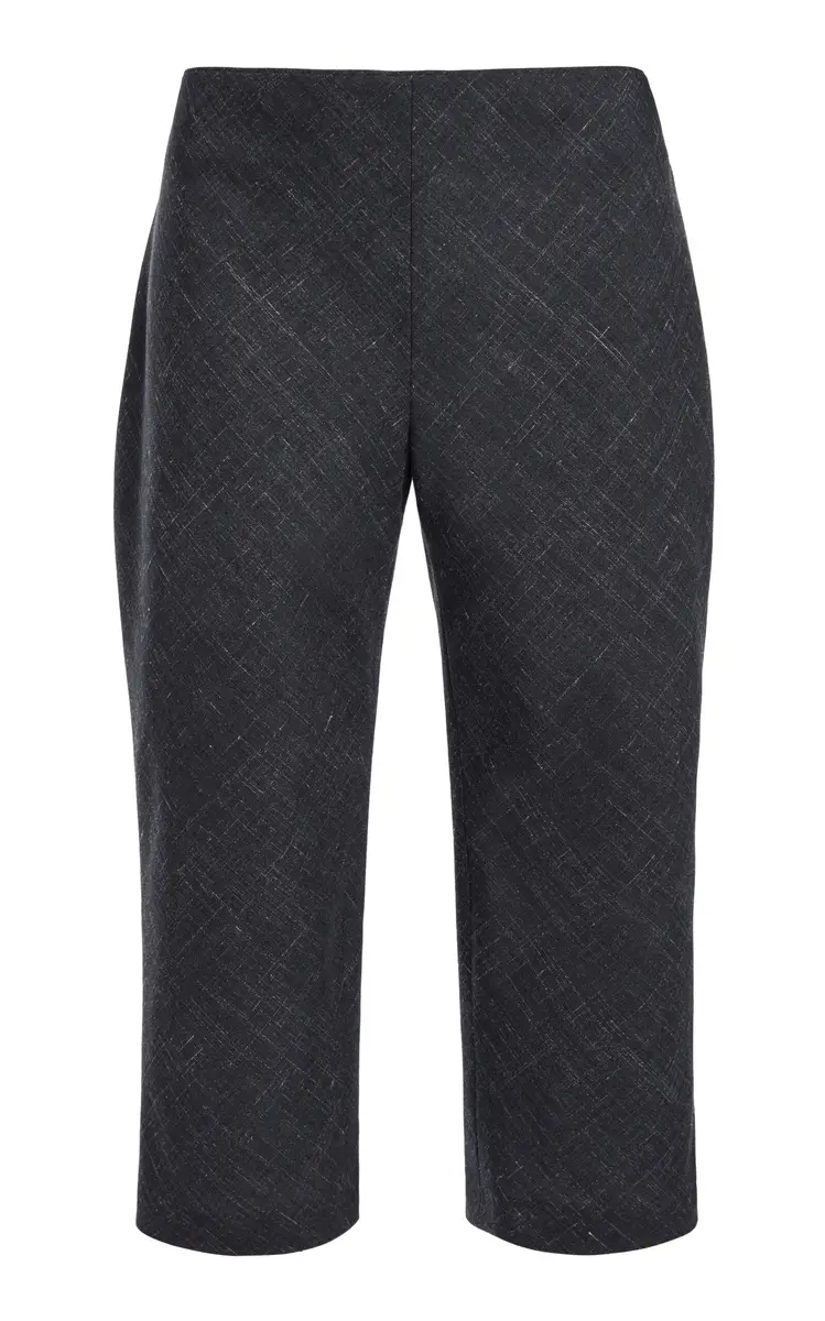 Christopher Esber Banyan Wool-Linen Capri Pants | Image 1 Christopher Esber Banyan Wool-Linen Capri Pants | Image 1
