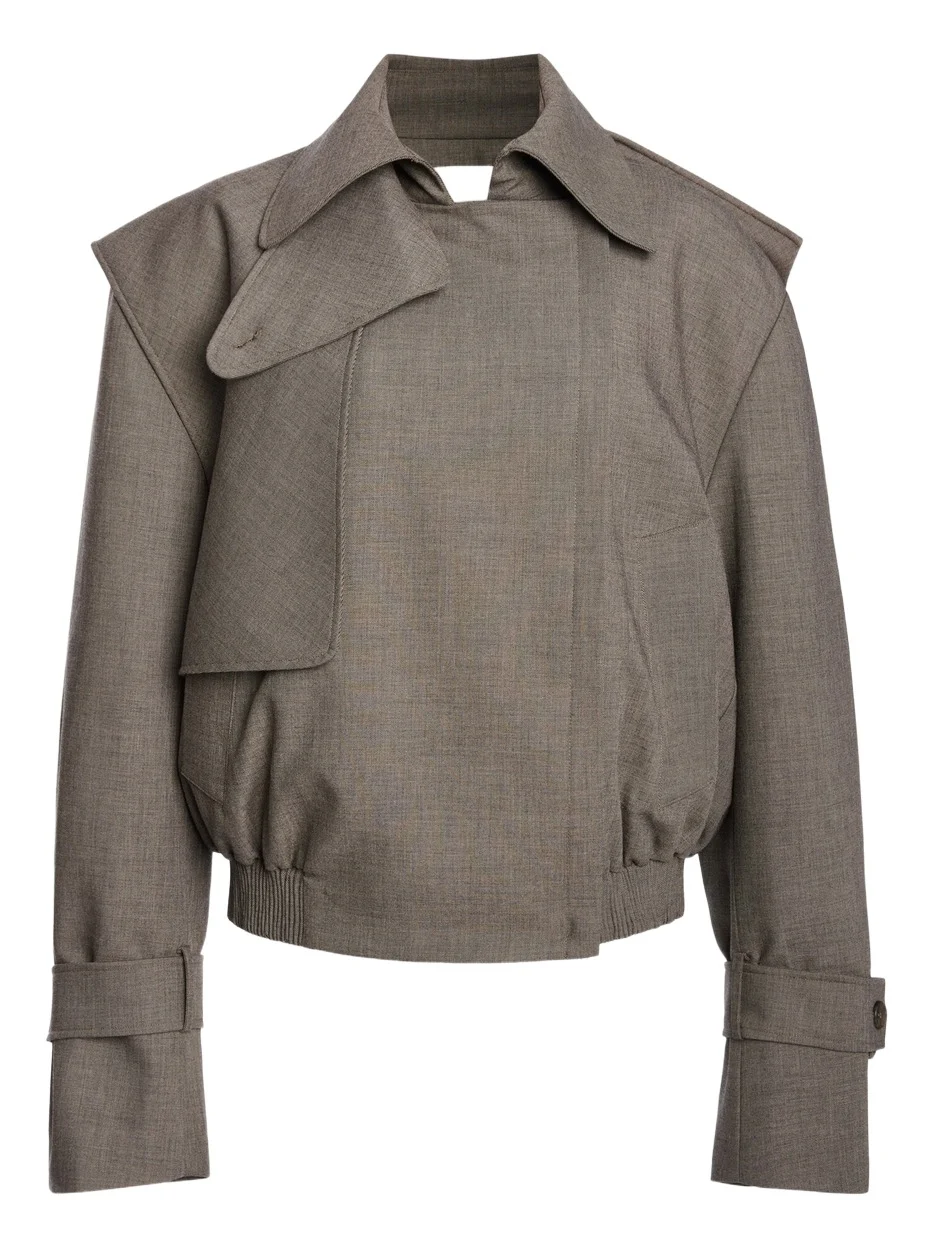Cropped Bomber Jacket Cropped Bomber Jacket
