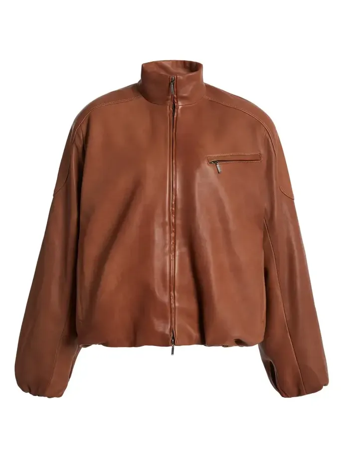 Christopher Esber Dannie Leather Bomber Jacket