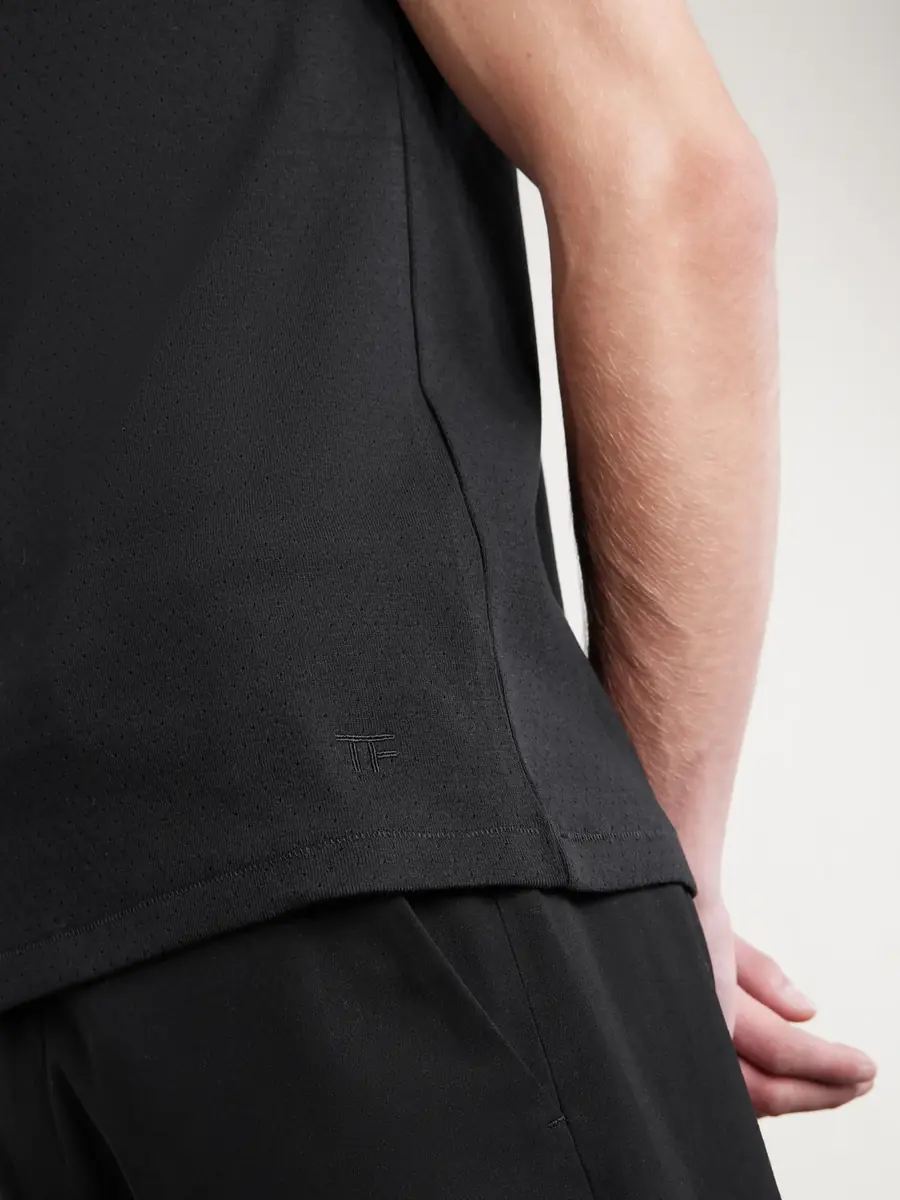 Tom Ford Pointelle-Knit Cotton T-Shirt - Men | Thumbnail 5
