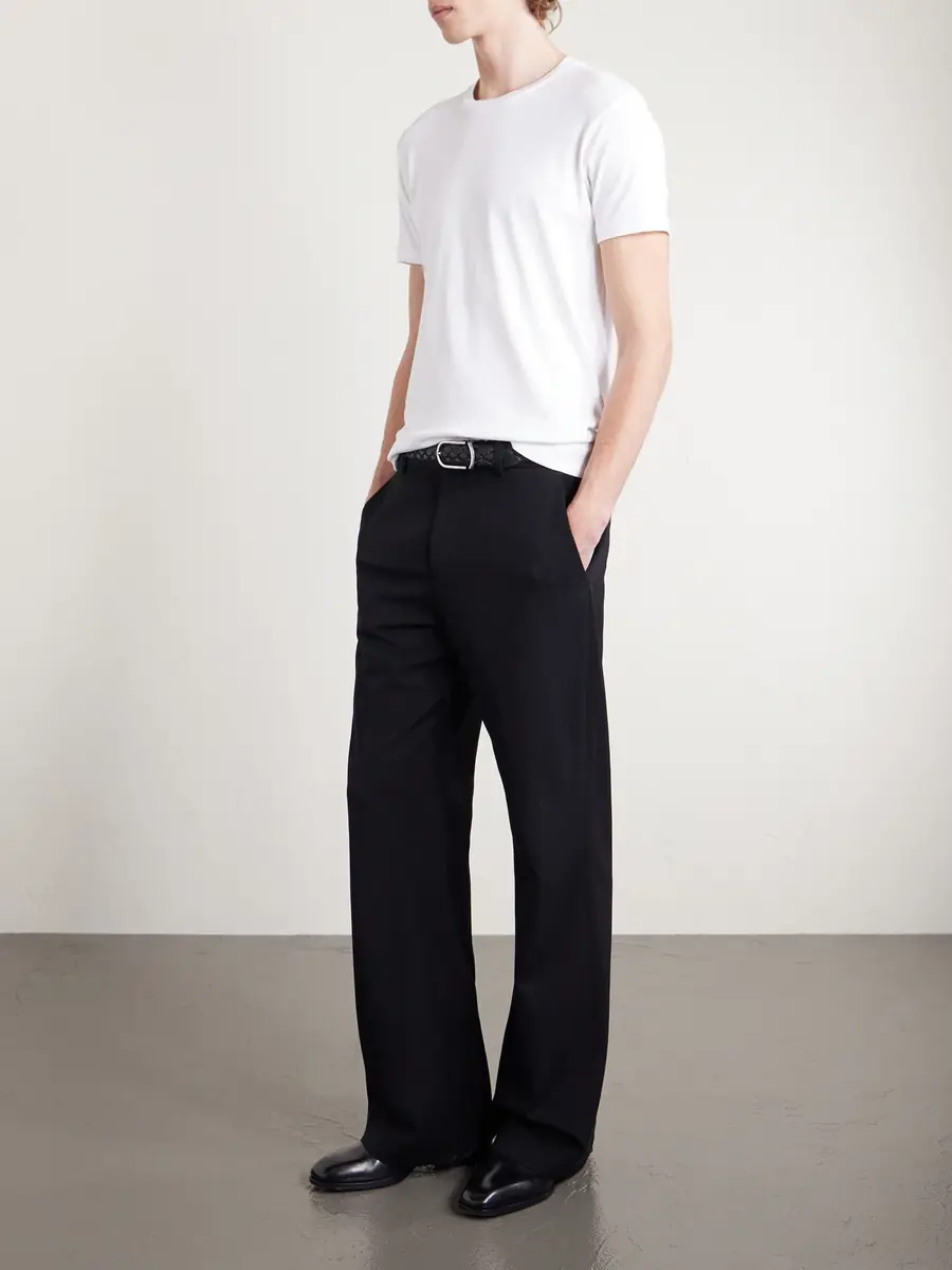 Tom Ford Pointelle-Knit Cotton T-Shirt - Men | Thumbnail 2