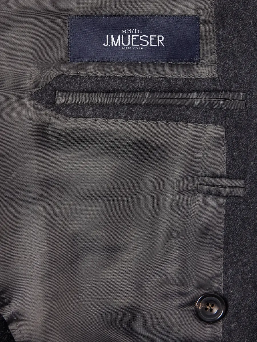 J. Mueser Waverly Double-Breasted Virgin Wool Suit Jacket - Men | Thumbnail 6