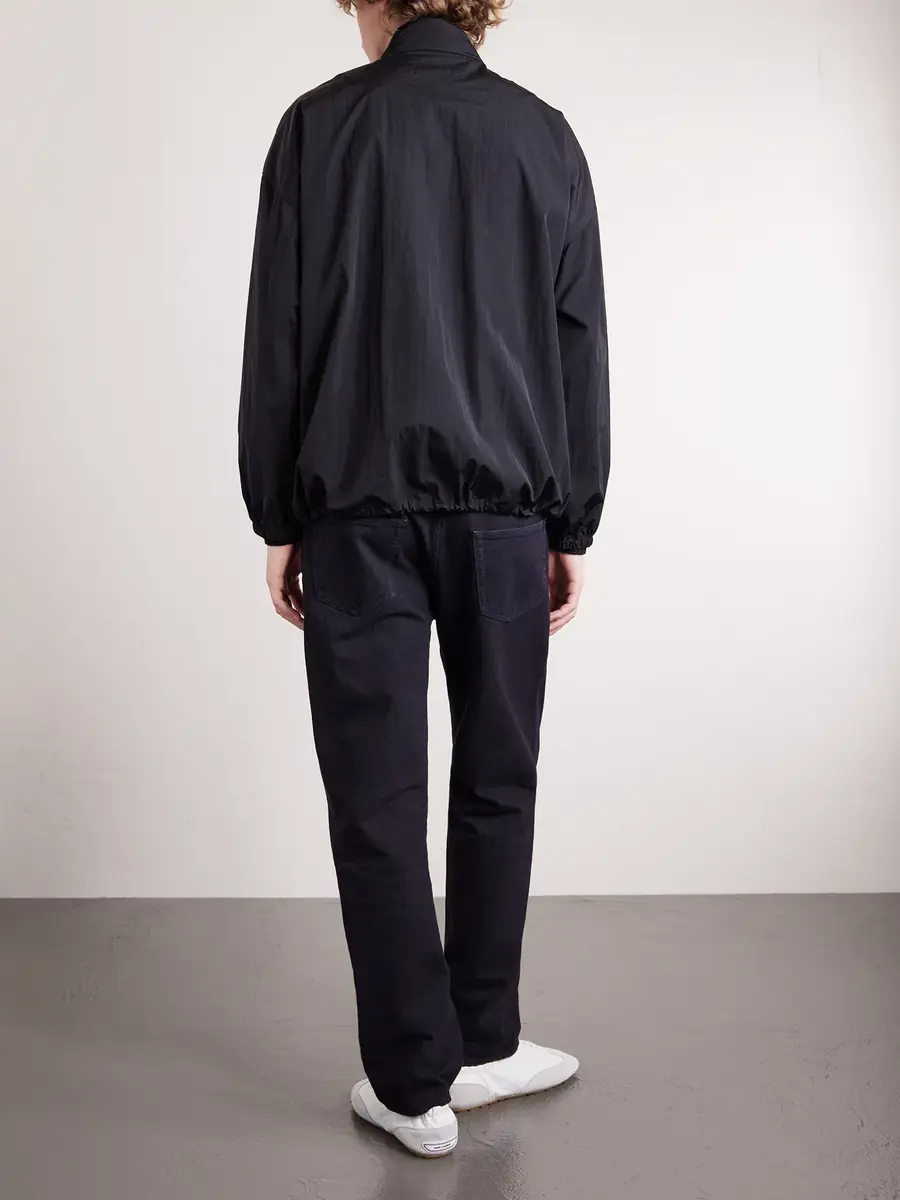 Saint Laurent Logo-Print Shell Blouson Jacket IT 46 | Thumbnail 4