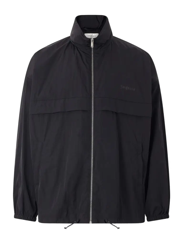 Logo-Print Shell Blouson Jacket IT 46 Logo-Print Shell Blouson Jacket IT 46