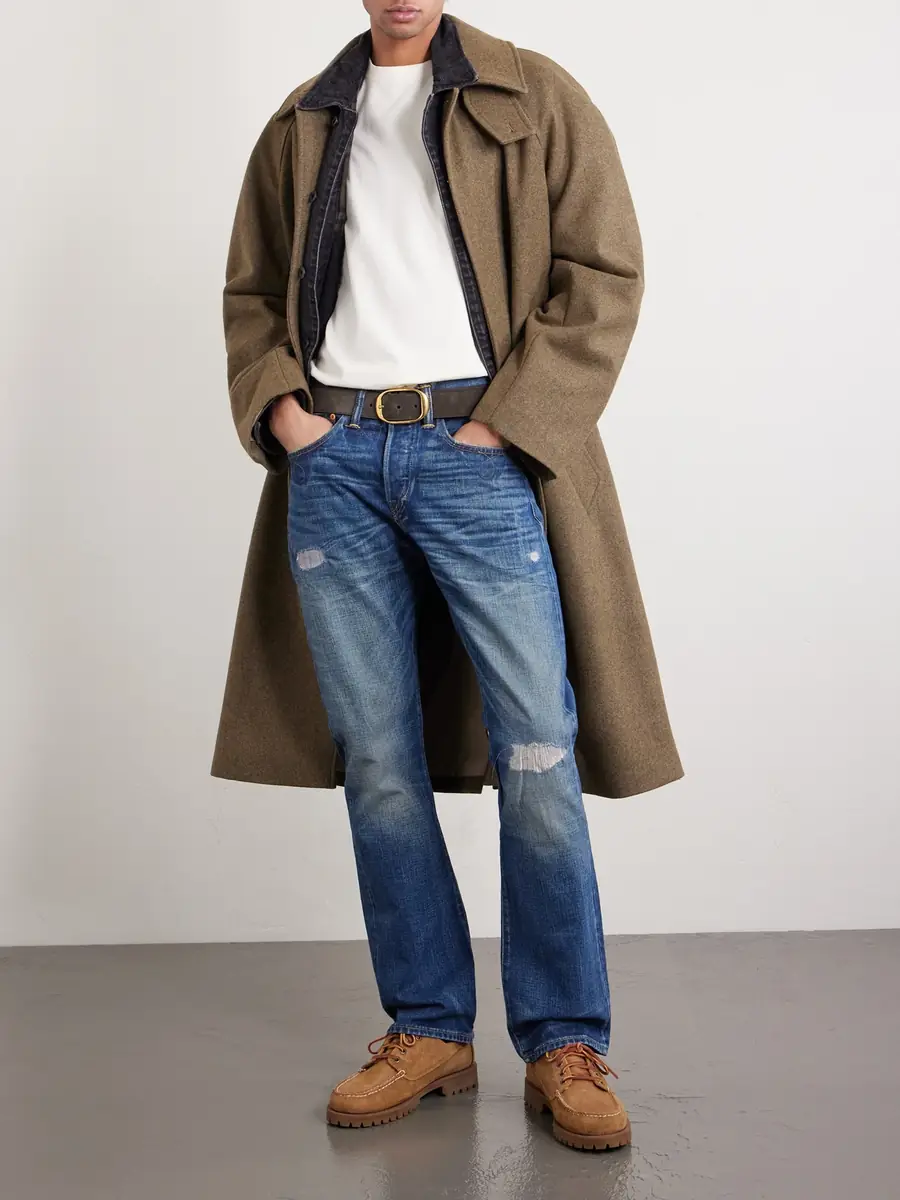 RRL Flared Distressed Jeans - Men | Thumbnail 2 RRL Flared Distressed Jeans - Men | Thumbnail 2
