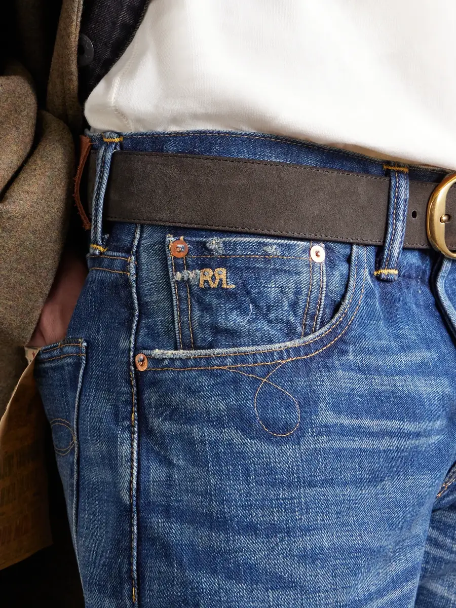 RRL Flared Distressed Jeans - Men | Thumbnail 5 RRL Flared Distressed Jeans - Men | Thumbnail 5