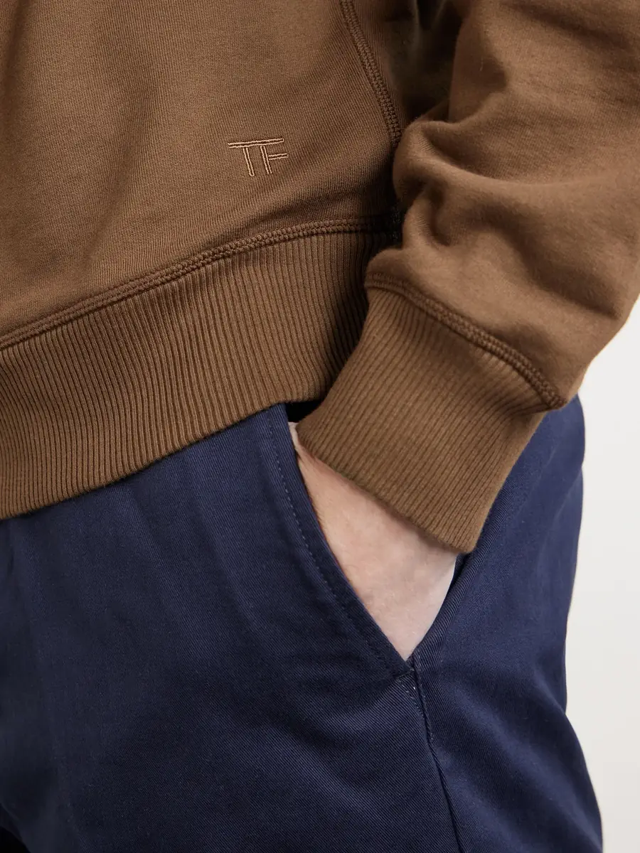 Tom Ford Logo-Embroidered Cotton-Jersey Sweatshirt - Men | Thumbnail 5 Tom Ford Logo-Embroidered Cotton-Jersey Sweatshirt - Men | Thumbnail 5