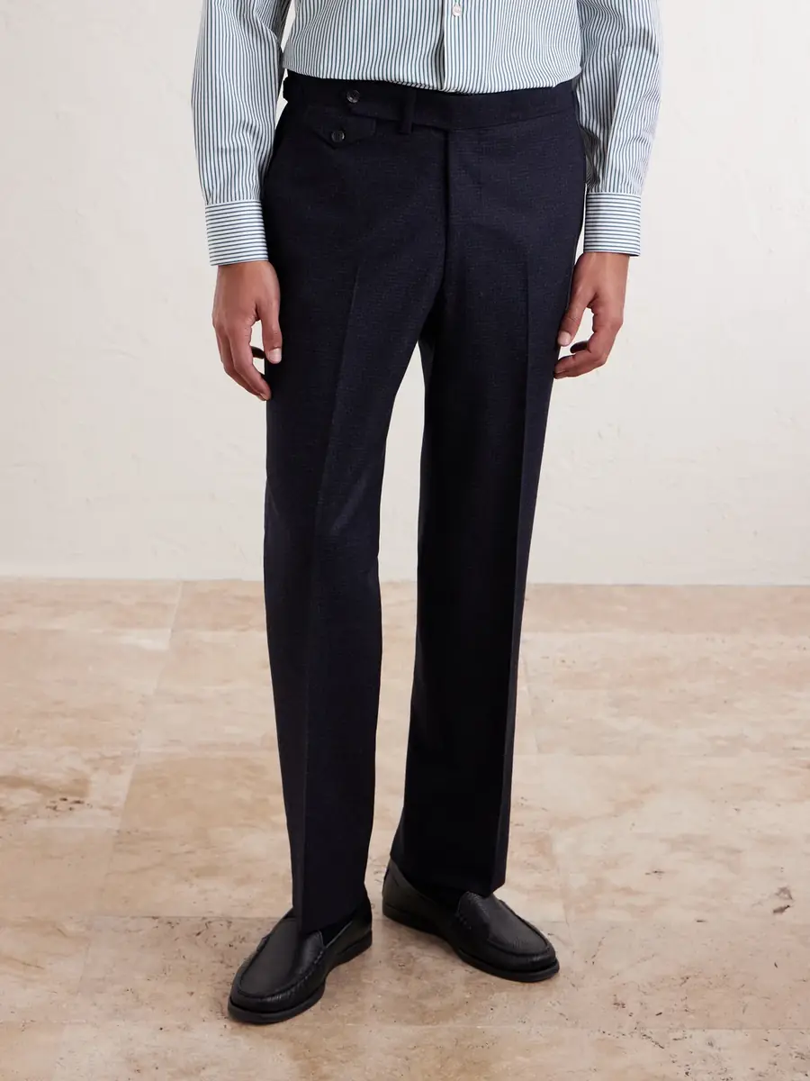 J. Mueser Waverly Straight-Leg Virgin Wool Suit Trousers - Men | Thumbnail 3 J. Mueser Waverly Straight-Leg Virgin Wool Suit Trousers - Men | Thumbnail 3