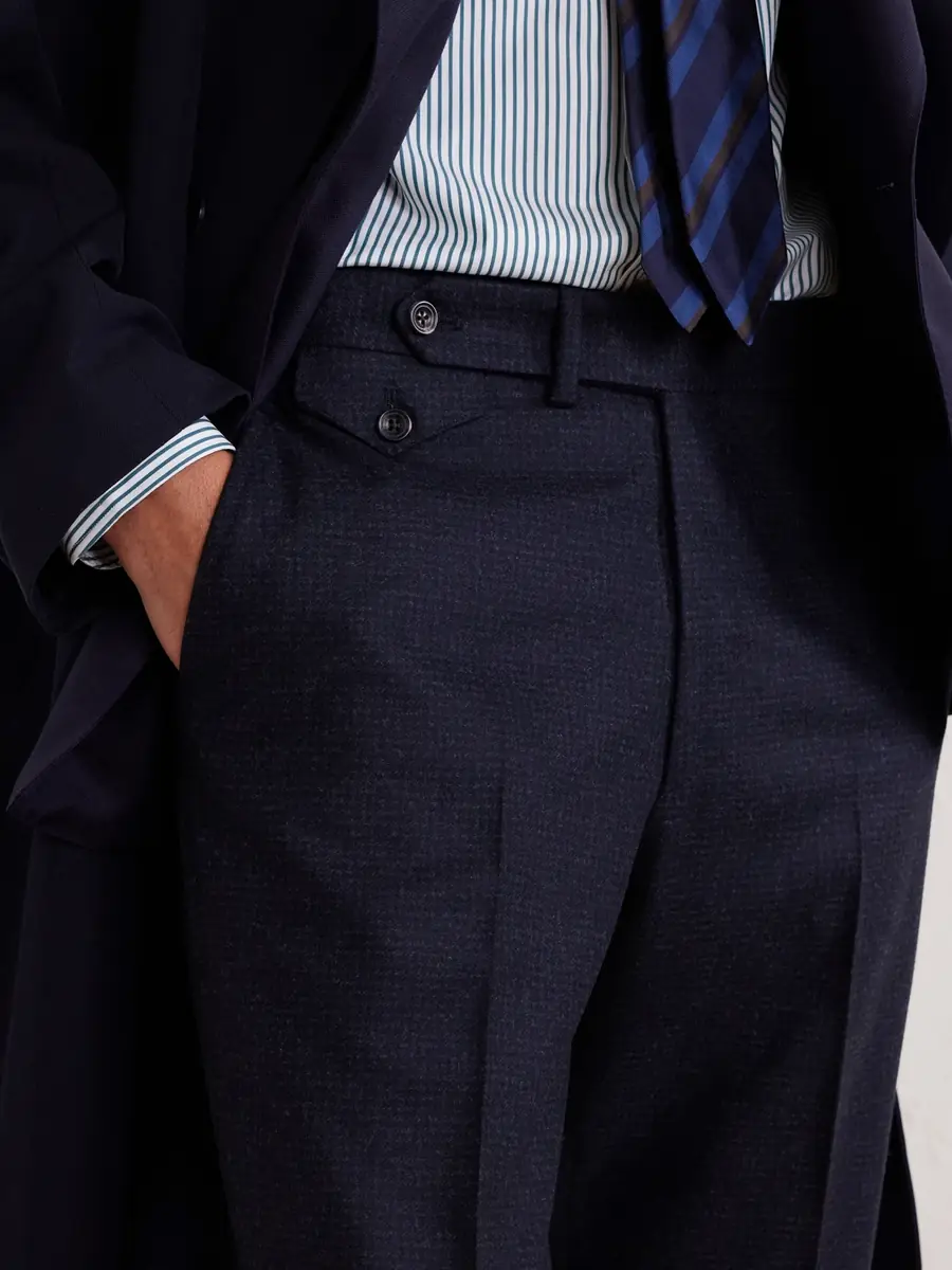 J. Mueser Waverly Straight-Leg Virgin Wool Suit Trousers - Men | Thumbnail 4