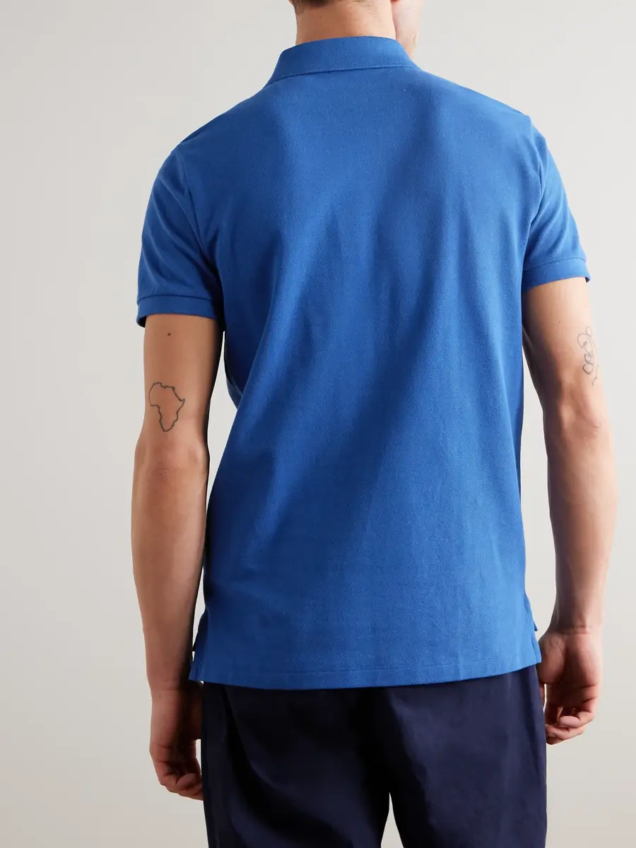 Polo Ralph Lauren Logo-Embroidered Cotton-Piqué Polo Shirt - Men | Thumbnail 4