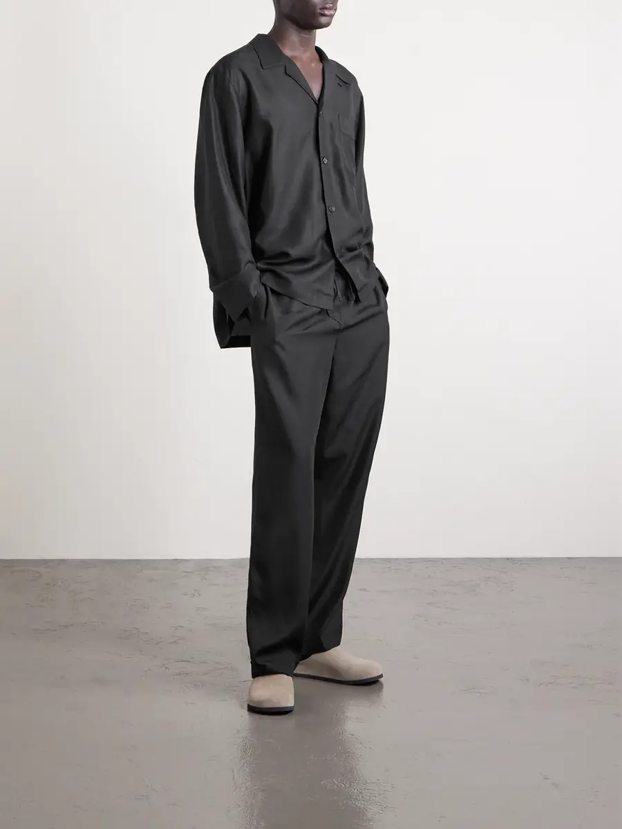 CDLP Camp-Collar Lyocell Pyjama Shirt - Men | Thumbnail 2