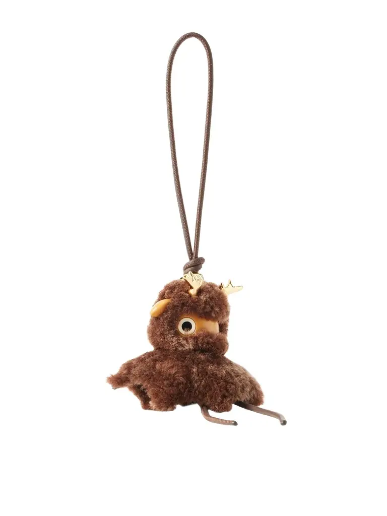 Loewe Deer Puzz Shearling Bag Charm - Men | Image 1 Loewe Deer Puzz Shearling Bag Charm - Men | Image 1