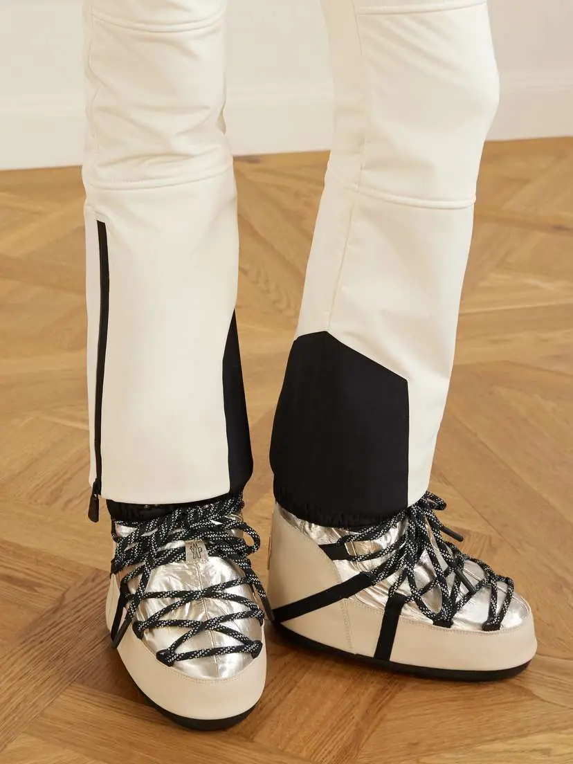 Moncler Grenoble + Moon Boot Icon Metallic Shell And Leather Snow Boots | Thumbnail 3 Moncler Grenoble + Moon Boot Icon Metallic Shell And Leather Snow Boots | Thumbnail 3