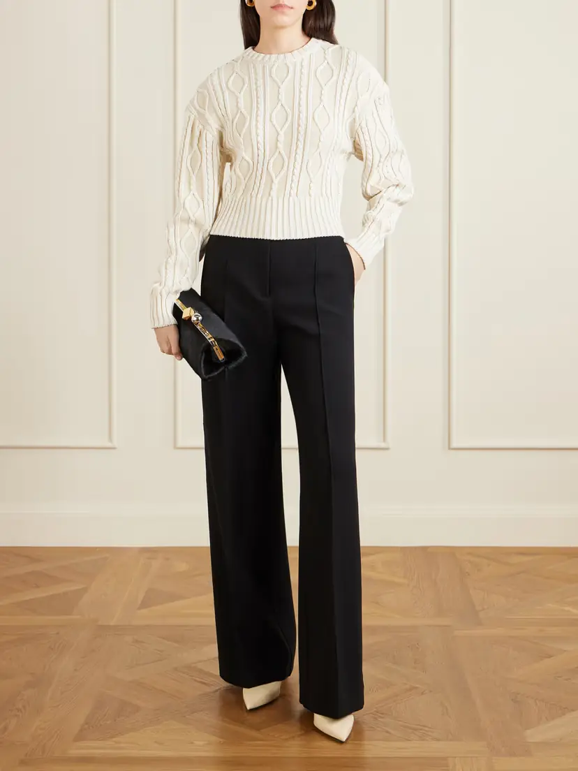 Jacquemus Amelo Cable-knit Cotton Sweater | Thumbnail 2