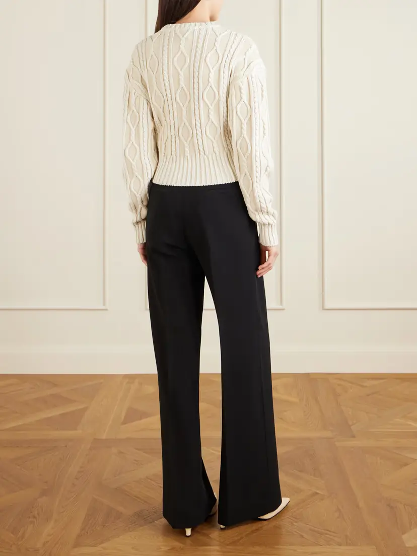 Jacquemus Amelo Cable-knit Cotton Sweater | Thumbnail 3
