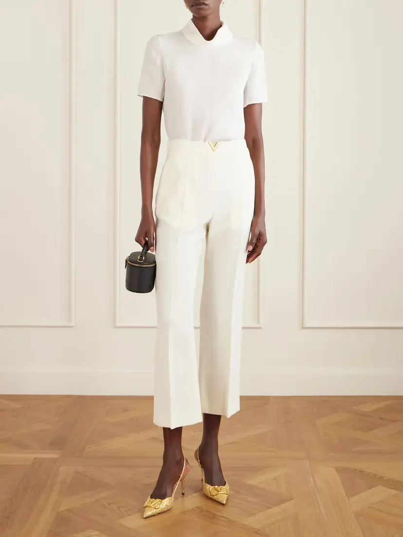 Valentino Garavani Silk-georgette Blouse | Thumbnail 2 Valentino Garavani Silk-georgette Blouse | Thumbnail 2