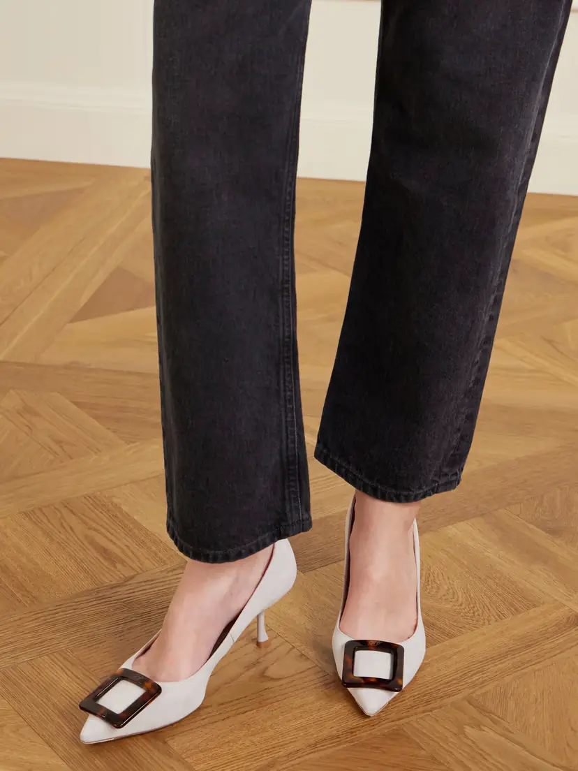Roger Vivier Viv In The City 65 Buckled Suede Pumps | Thumbnail 2 Roger Vivier Viv In The City 65 Buckled Suede Pumps | Thumbnail 2
