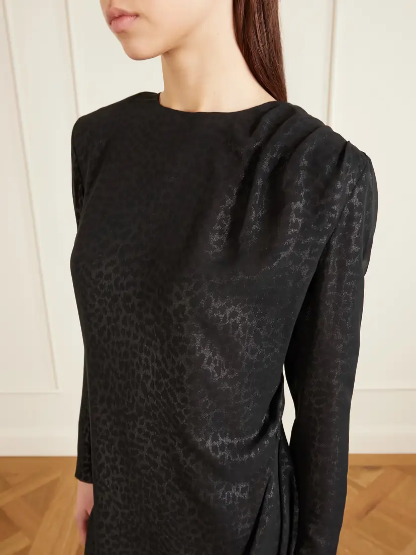 Veronica de Piante Pia Metallic Leopard-print Silk-chiffon Mini Dress | Thumbnail 4 Veronica de Piante Pia Metallic Leopard-print Silk-chiffon Mini Dress | Thumbnail 4