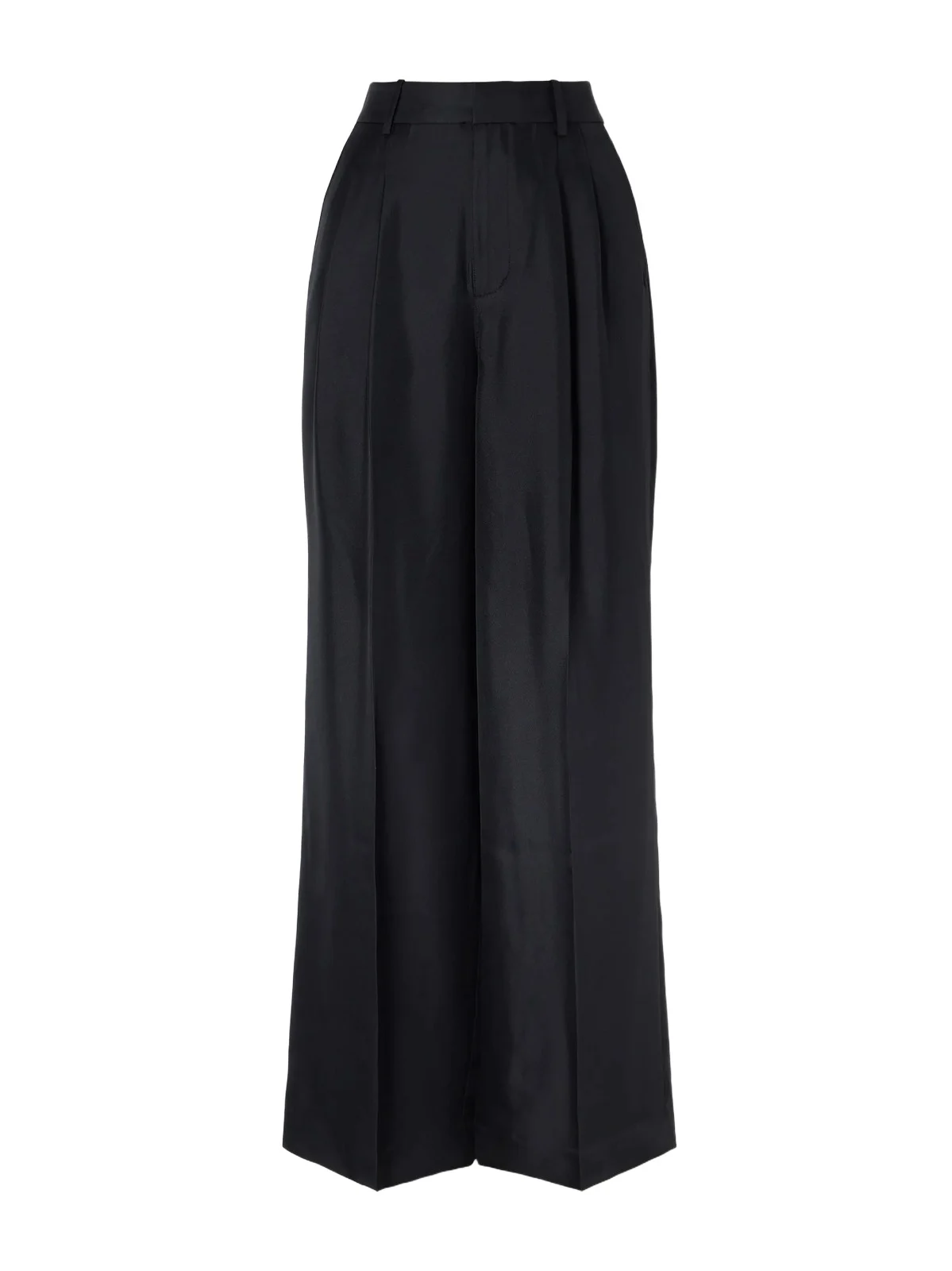 Pleated Silk-twill Wide-leg Pants Pleated Silk-twill Wide-leg Pants