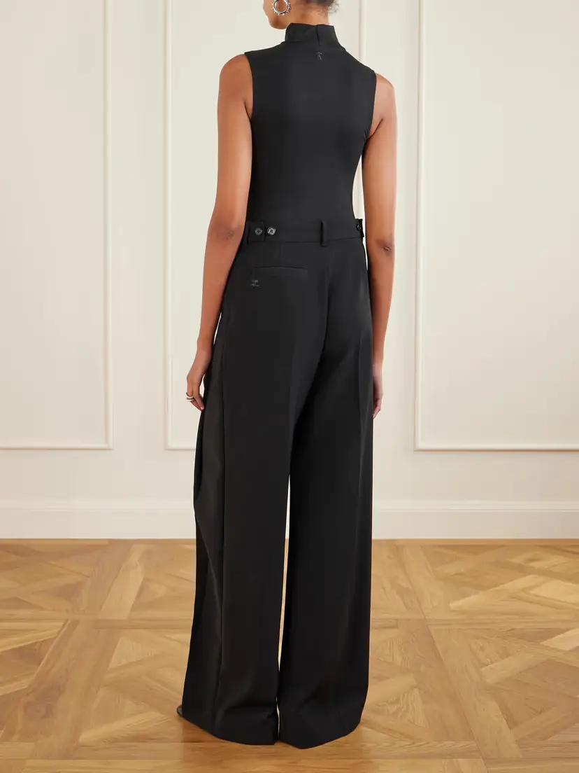 Courrèges Heritage Crepe Wide-leg Pants | Thumbnail 4