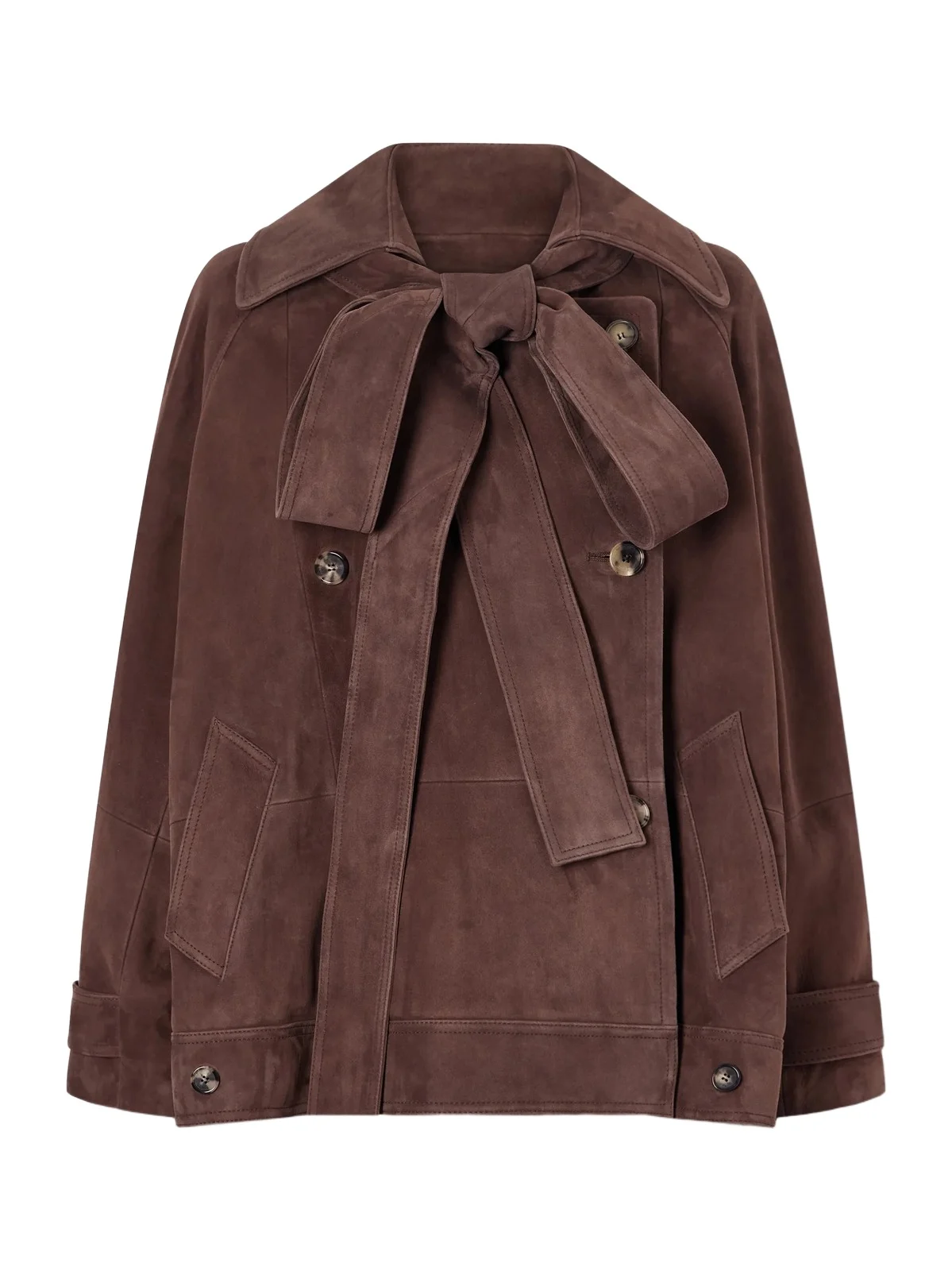 Double-breasted Suede Jacket Double-breasted Suede Jacket
