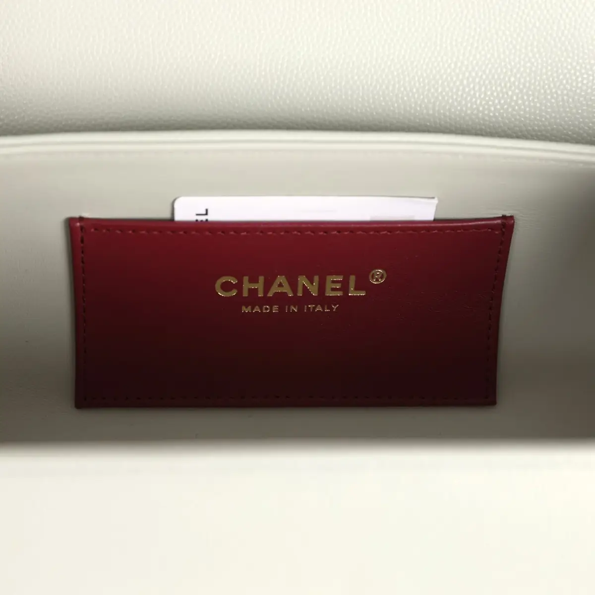 Chanel Chanel Preppy Coco Bowling Bag Light Green Shiny Caviar Brushed Gold Hardware | Thumbnail 9
