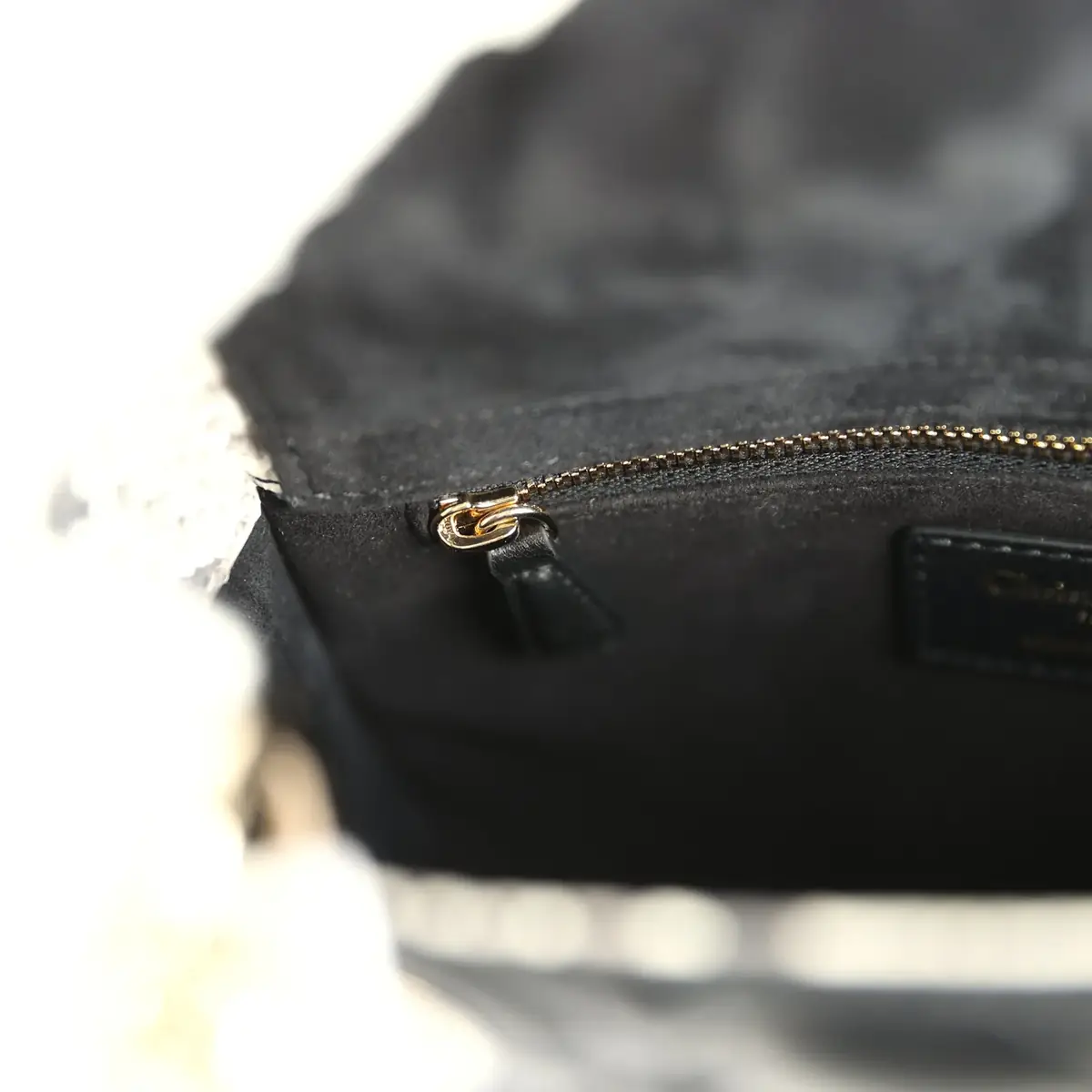 Dior Christian Dior Small Lady Dior Bag Black Cannage Lambskin and Multicolor Python Light Gold Hardware | Thumbnail 10