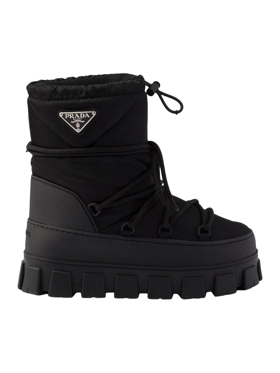 Women's Re-Nylon Gabardine Apres-Ski Boots