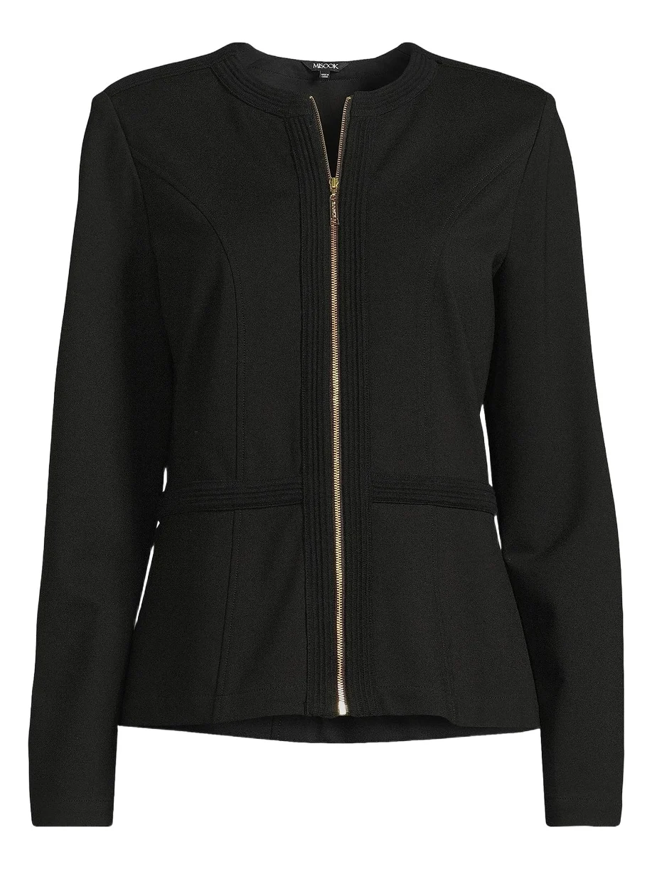 Women's Heritage Stretch Ponte Zip-Up Jacket