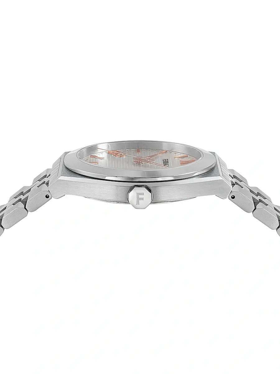 FERRAGAMO Men's Vega Stainless Steel Bracelet Watch/40MM - Silver | Thumbnail 2 FERRAGAMO Men's Vega Stainless Steel Bracelet Watch/40MM - Silver | Thumbnail 2