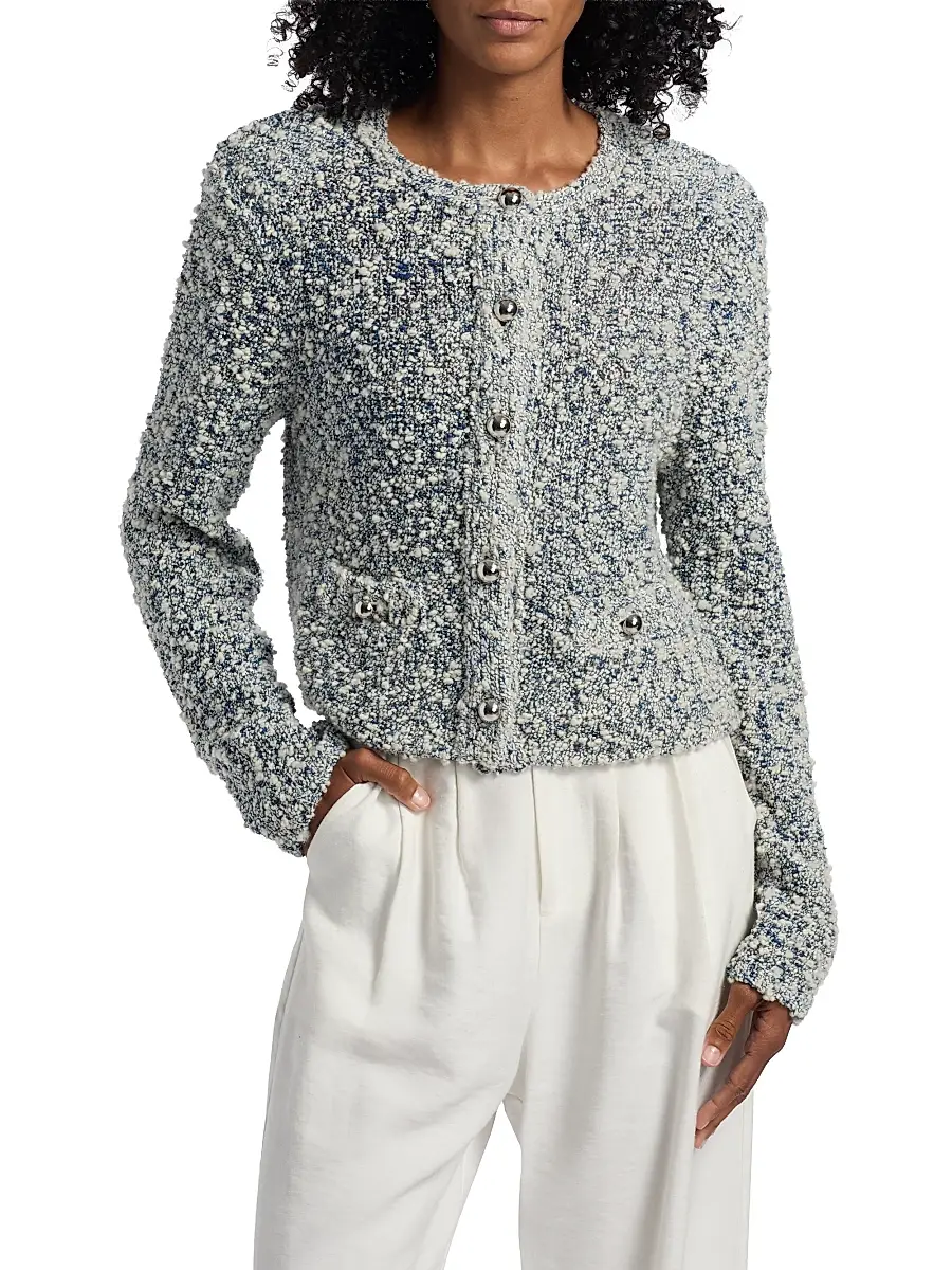 Toccin Women's Emilia Bouclé Cardigan | Thumbnail 3 Toccin Women's Emilia Bouclé Cardigan | Thumbnail 3
