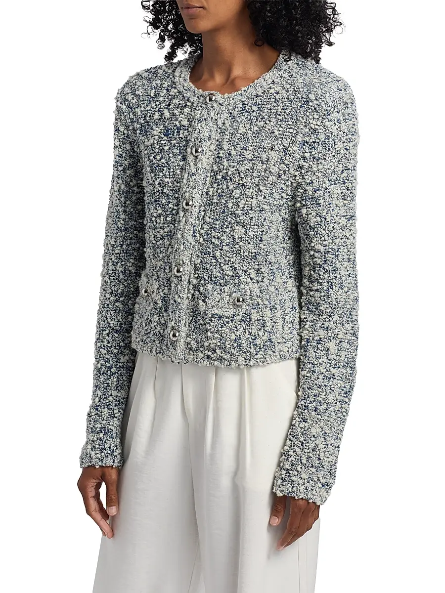 Toccin Women's Emilia Bouclé Cardigan | Thumbnail 4 Toccin Women's Emilia Bouclé Cardigan | Thumbnail 4
