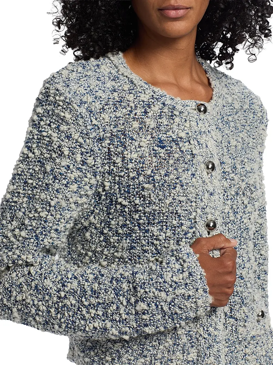 Toccin Women's Emilia Bouclé Cardigan | Thumbnail 6 Toccin Women's Emilia Bouclé Cardigan | Thumbnail 6