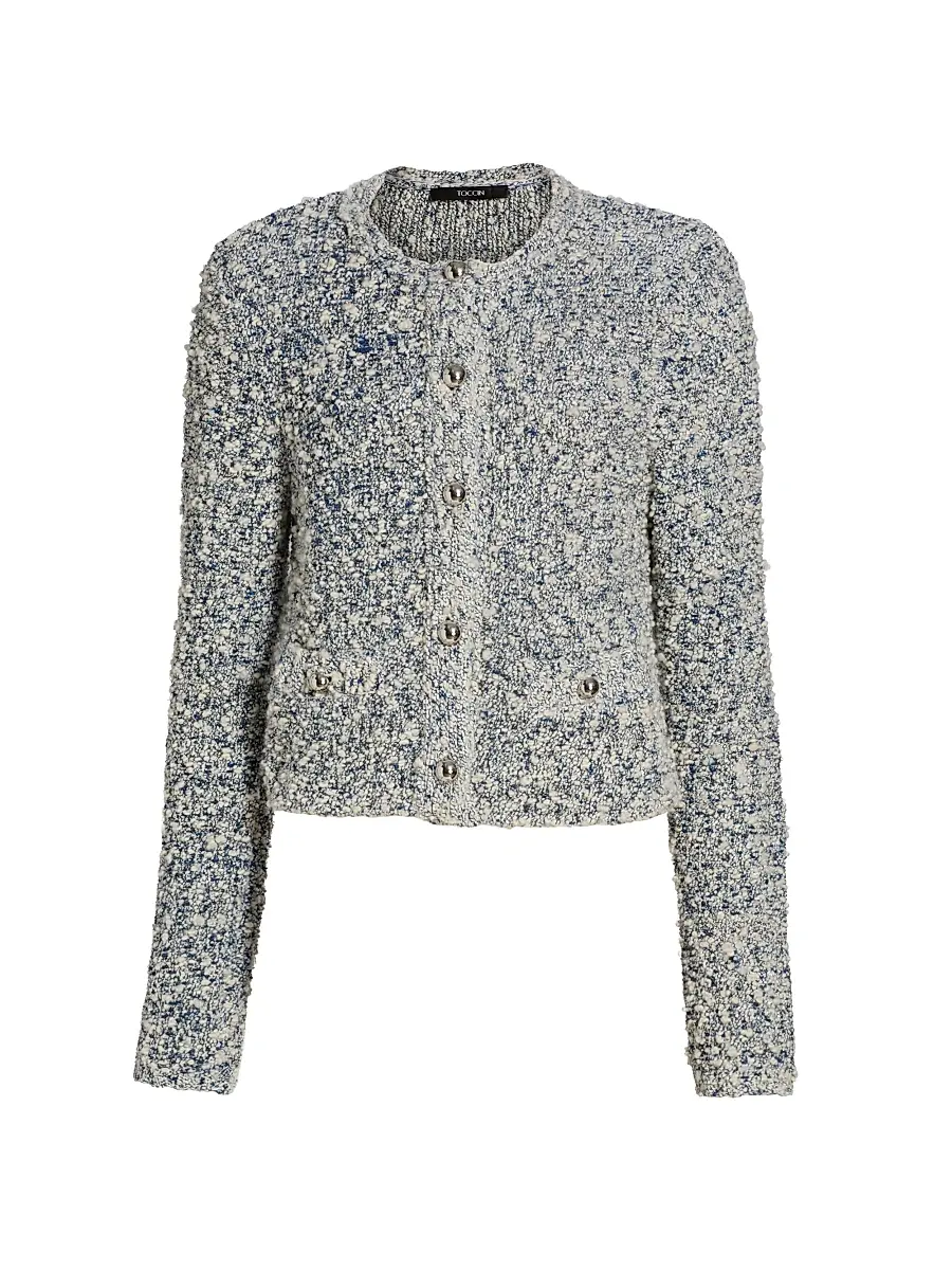 Toccin Women's Emilia Bouclé Cardigan
